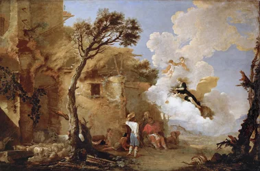 Astraea, Godin van de landbouw en vruchtbaarheid (schilderij op doek)