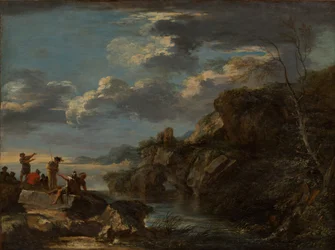 Bandieten aan een Rotsachtige Kust, 1655-60