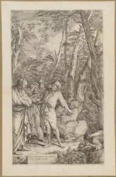 Diogenes gooit zijn kom weg
