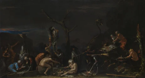 Heksen bij hun bezweringen, ca. 1646