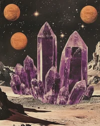 Paarse Kristallen Planeet