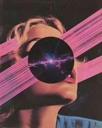 Surrealistische kosmische blik