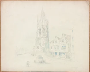 St. Nicolaaskathedraal vanaf het huis van Lord Collingwood