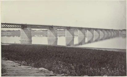 Spoorbrug over de Yamuna bij Allahabad