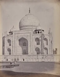 Agra. De Taj, het centrum van de hoofdplaats