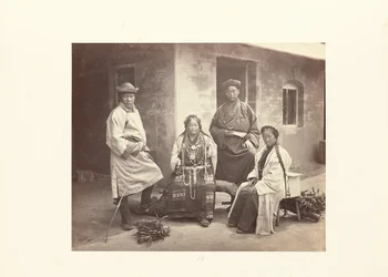 Darjeeling; groep Bhutia