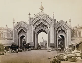 Poort van de Hoospinbad Bazaar