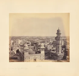 Lahore; vanuit de Wazir Khan-moskee