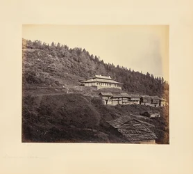 Narkunda; dorp en dak-bungalow
