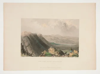 Uitzicht vanaf Mount Washington, illustratie voor Nathaniel Parker Willis