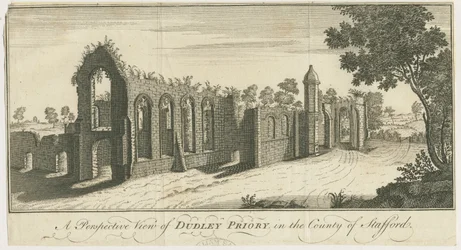 Dudley Priory: gravure