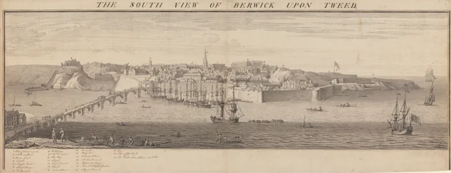 Het Zuidelijke Uitzicht op Berwick Upon Tweed