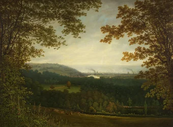 Een Uitzicht op Bristol vanuit Ashton Park