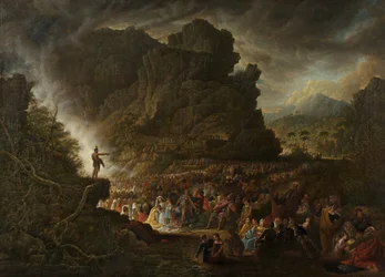 Sint Jan predikend in de wildernis