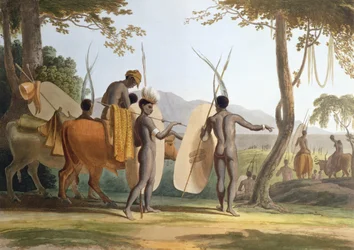 Op een mars, plaat 5 uit 