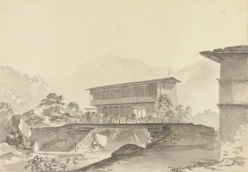 Dichtbij Tassisudon [Tashicho Dzong]