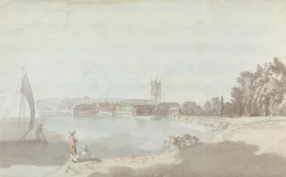 West Country stad aan een rivier