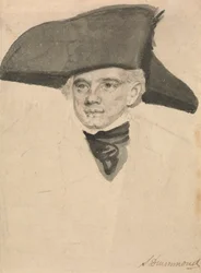 Portretstudie van een marineofficier