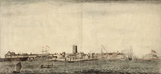 Zuid-oostelijk uitzicht op Kingston upon Hull