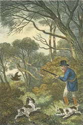 Jacht op houtsnippen, 1819