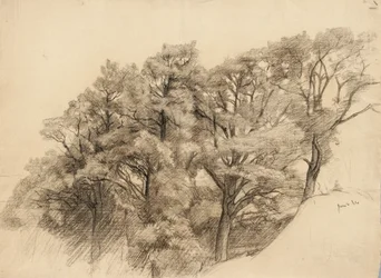 Landschap met bomen, 1884