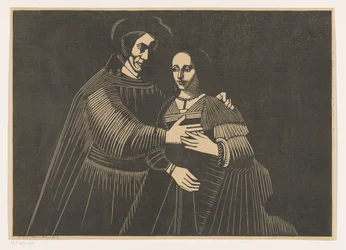 Portret van een paar als Oud-Testamentische figuren, genaamd 