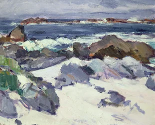 Een rotsachtige kust, Iona