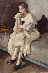 Meisje in Witte Jurk