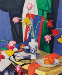 Stilleven met tulpen, ca. 1919 (olieverf op doek)