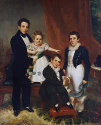 De kinderen Knapp, ca. 1833-34