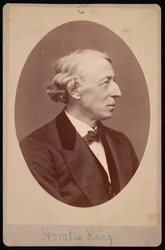 Portret van Horatio King 1811-1897, Tussen 1876 en 1880