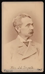 Portret van John James Ingalls