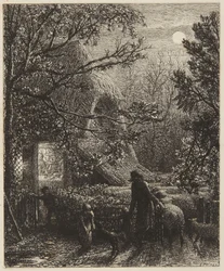 Kerstmis of het binnenhalen van het laatste schaap