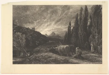 De vroege ploeger, 1861