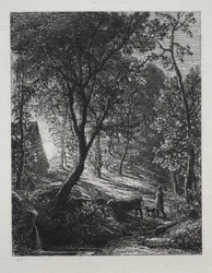 Het herdershuisje, 1850