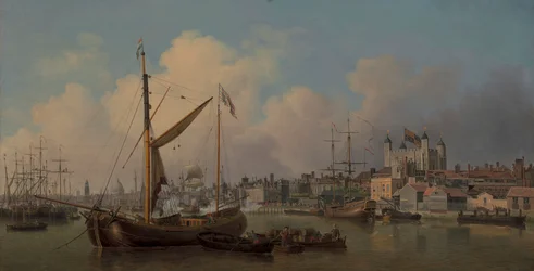 Een Uitzicht op de Toren van Londen, Verondersteld op de Verjaardag van Zijne Majesteit