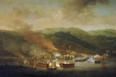 Oorlog van de Oostenrijkse Successie (1740-1748): het bombardement van Bastia (Frankrijk), 6 november