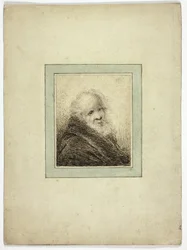 Buste van oude man