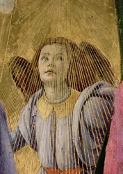 Engel, uit de Kroning van de Maagd, ca. 1488-90 (detail van 44363)