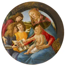 Italiaans: Madonna van het Magnificat Madonna van het Magnificat