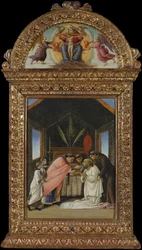 De laatste communie van Sint Hiëronymus, vroege jaren 1490