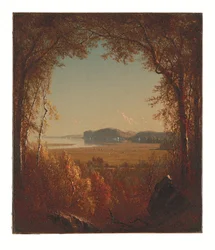Hook Mountain bij Nyack, New York (olieverf op doek)
