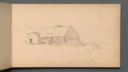 Schetsboek, pagina 14: Berlijnse Watervallen 2 september, 1859