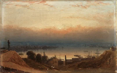 Het Bekken van de Patapsco vanaf Federal Hill, Baltimore