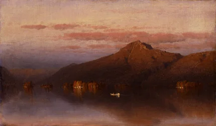 Whiteface Mountain vanuit Lake Placid