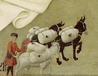 De Verschijning van de Maagd aan Paus Calixtus III (detail)