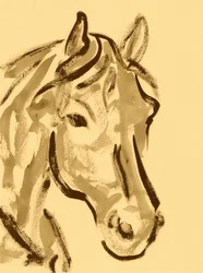 Expressief paardenportret