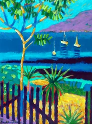 La Mer # , 2022 (acryl op board)