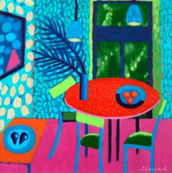 Les Fruits # 2, 2023 (acryl op board)