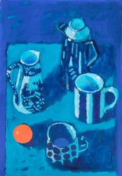 Stilleven #45, 2025 (acryl op board)